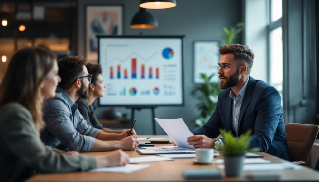 Business Valuation team meeting